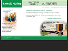 Tablet Screenshot of emerald-moving.com